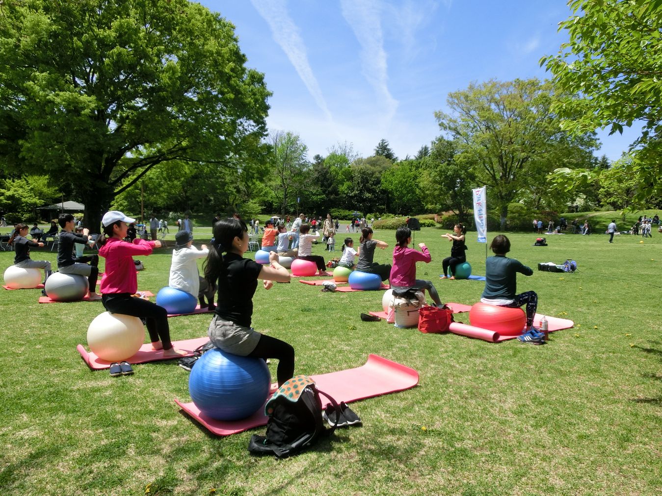 Park Fitness バランスボールヨガ